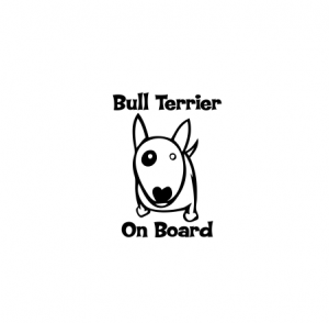 Diverse - Sticker Auto - Bull Terrier On Board