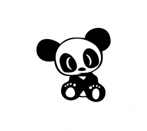 Stickere Auto - Sticker Auto - Panda 2