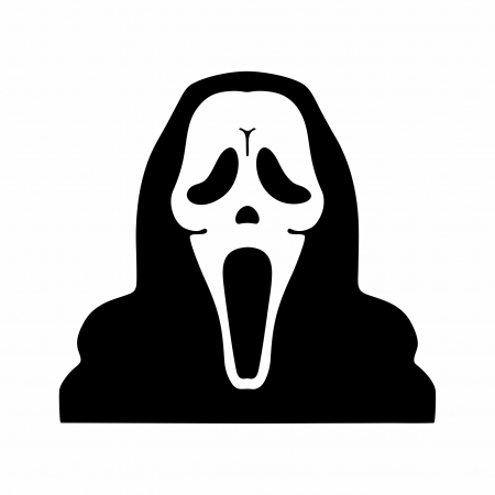 Sticker Auto - Peeking Ghostface [1]