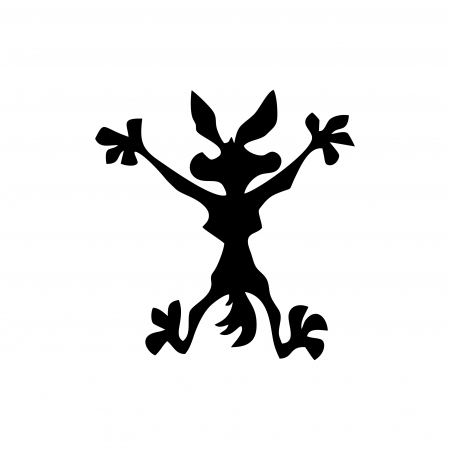 Sticker auto - Wile-E Coyote [1]