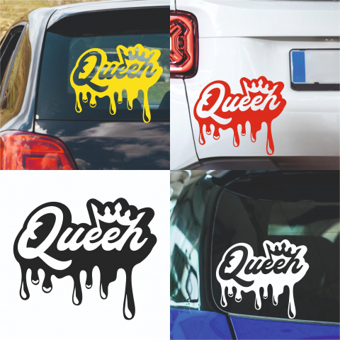 Stickere Gaming / Filme - Sticker Auto - Queen 2
