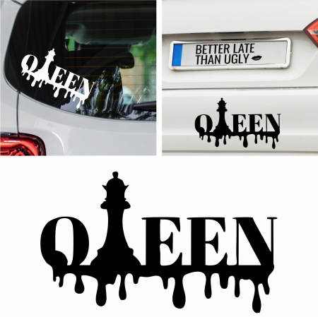Stickere Gaming / Filme - Sticker Auto - Queen