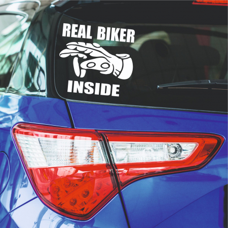 Stickere Moto - Sticker Auto - Real Biker Inside