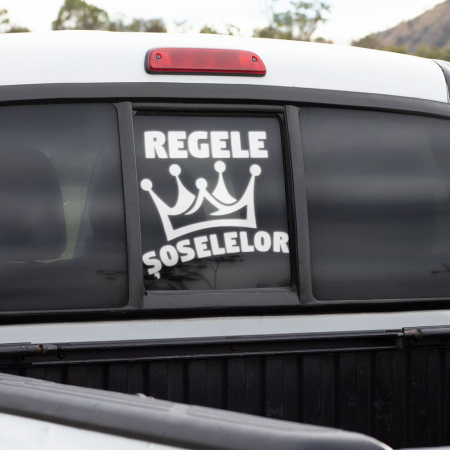 Mesaje - Sticker Auto - Regele Soselelor