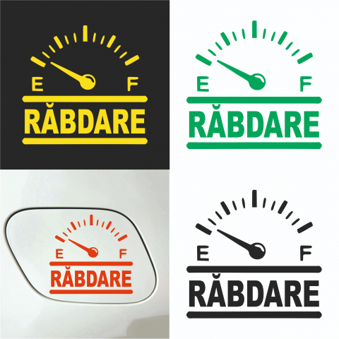 Stickere auto rezervor - Sticker Auto rezervor - Rabdare