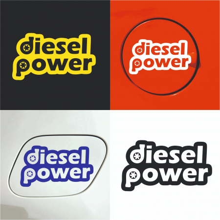 Stickere auto rezervor - Sticker Auto rezervor - Diesel Power