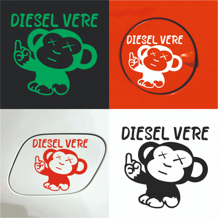 Stickere auto rezervor - Sticker Auto rezervor - Diesel vere