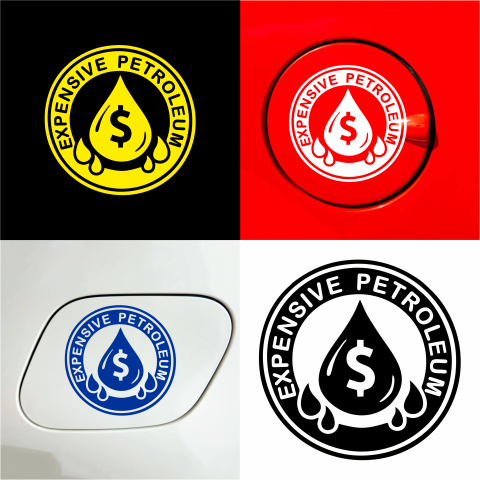 Stickere auto rezervor - Sticker Auto rezervor - Expensive Petroleum