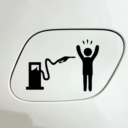 Stickere auto rezervor - Sticker Auto Rezervor - Hands up