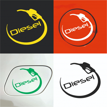 Stickere auto rezervor - Sticker Auto rezervor - Pompa diesel