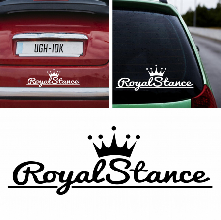 Mesaje - Sticker Auto - Royal stance
