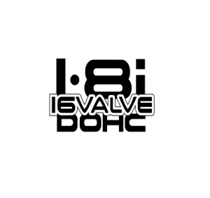 Diverse - Sticker Auto - 1.8 I 16 Valve Dohc