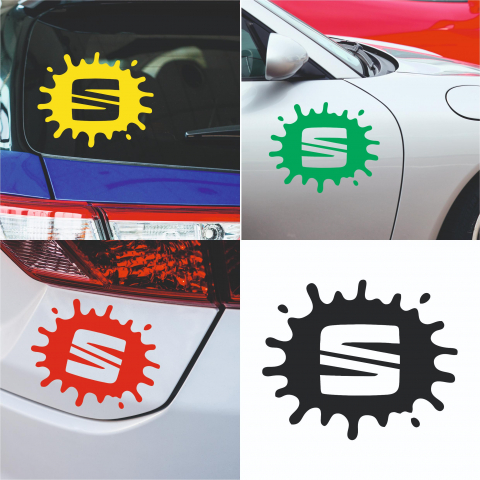 Seat - Sticker Auto - Seat Pata de Vopsea