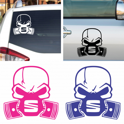 Seat - Sticker Auto - Seat Skull