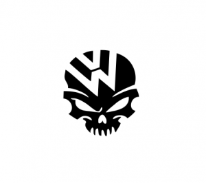 Volkswagen - Sticker Auto - VW Skull