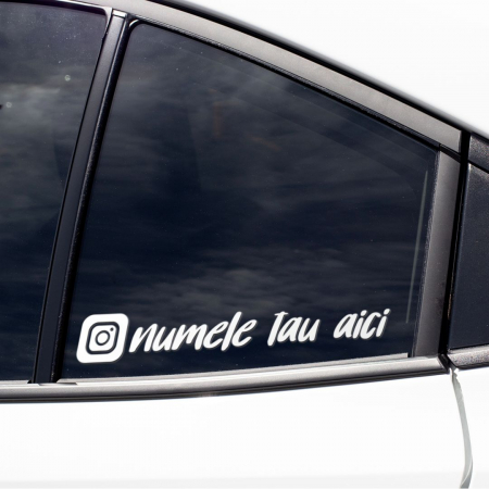 Sticker Auto - Sticker Auto Social Media - Sticker Instagram Personalizat