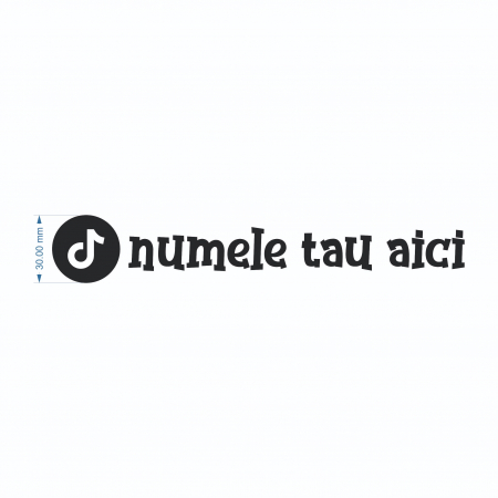 Sticker Auto Social Media - Sticker Tiktok Personalizat [1]