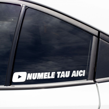 Diverse - Sticker Auto Social Media - Sticker Youtube Personalizat