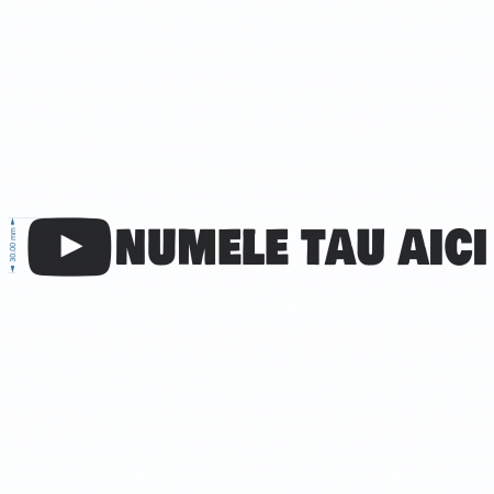Sticker Auto Social Media - Sticker Youtube Personalizat [1]
