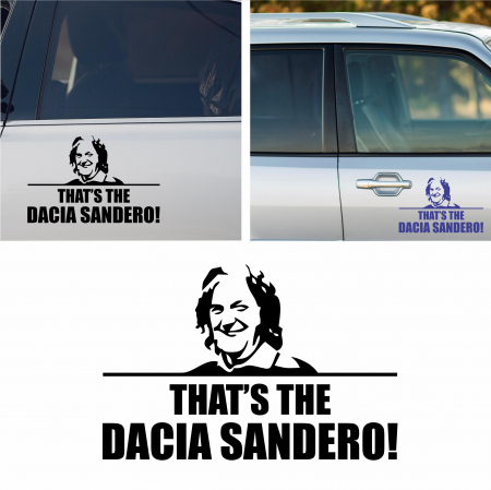 Dacia - Sticker Auto - That's the new dacia sandero