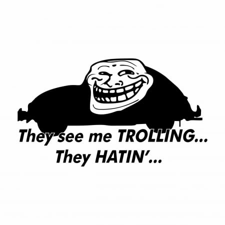 Sticker Auto - They see me trolling [1]