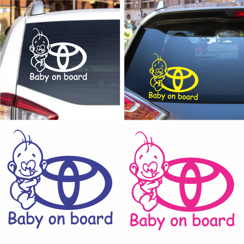 Toyota - Sticker Auto Toyota - Baby on board