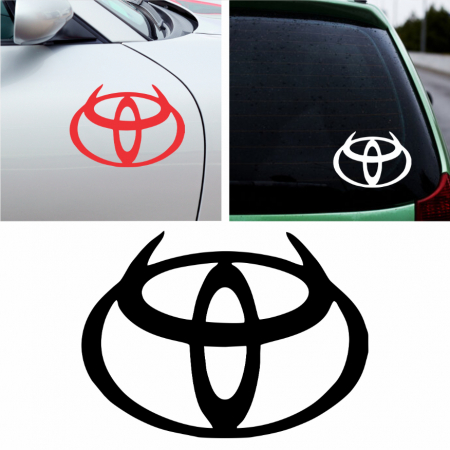 Toyota - Sticker Auto Toyota - Devil