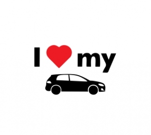 I love my ... Stickers - Sticker Auto - I Love My Car