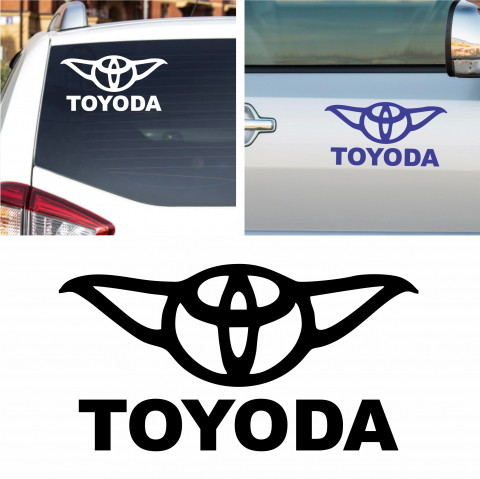 Siluete auto - Sticker Auto Toyota - Toyoda