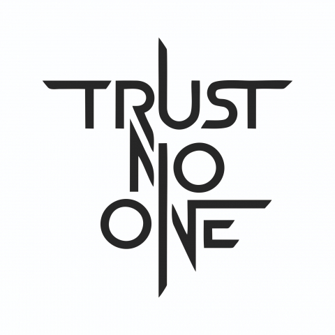 Sticker Auto - Trust no one [1]