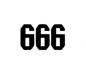 Diverse - Sticker Auto - 666