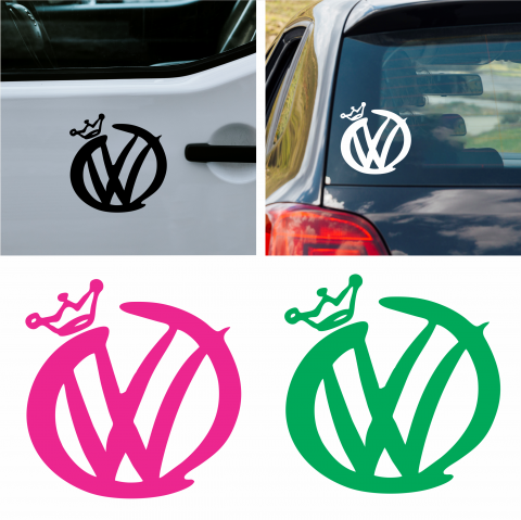 Volkswagen - Sticker Auto - VW King