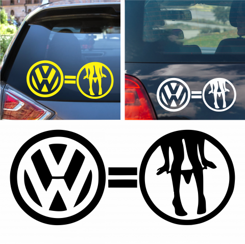 Volkswagen - Sticker Auto - VW Panty dropper