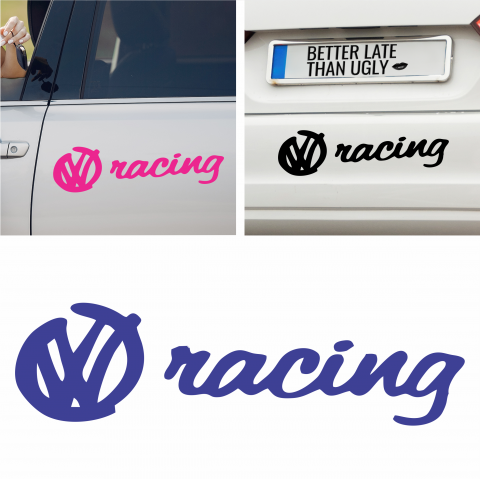 Volkswagen - Sticker Auto - VW Racing