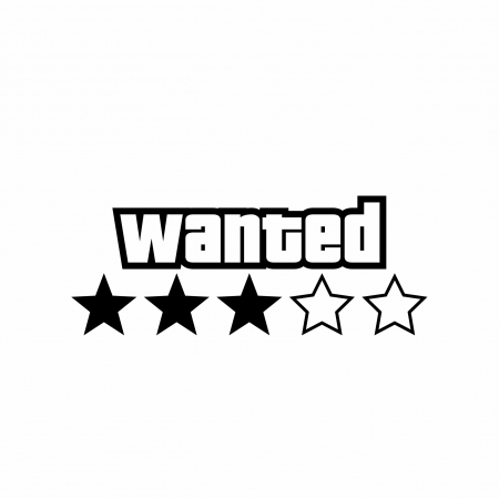 Sticker Auto - Wanted GTA [1]