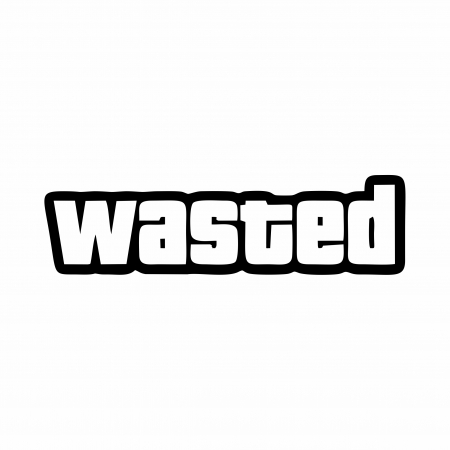 Sticker Auto - Wasted GTA [1]