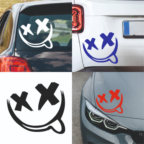 Stickere pentru capota - Sticker Auto - XX Smile