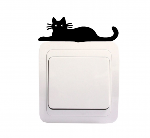 Stickere Intrerupatoare - Sticker Decorativ Intrerupator - Pisica 6