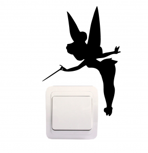 Stickere Intrerupatoare - Sticker Decorativ Intrerupator - Zana Tinkerbell 2