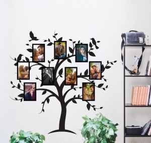 Stickere Rame Foto - Sticker Rama Foto Copac cu Pasari
