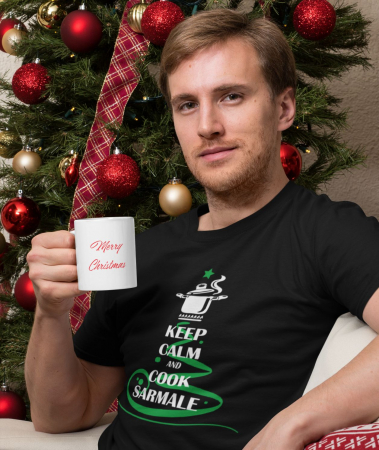 Tricou Craciun - Keep Calm Sarmale [1]