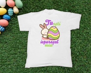 Tricouri de Paste - Tricou Cuplu de Paste - Tu esti Iepurasul meu