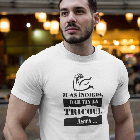 Tricou Fitness GYM - M-as incorda dar tin la tricoul asta [2]