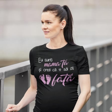 Tricou Gender reveal - Eu sunt mama ta si cred ca o sa fii ... [3]