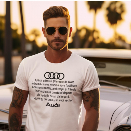 Tricouri Meme - Tricou Personalizat Auto - Rugaciune AUDI