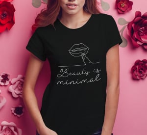 Tricou Personalizat - Beauty Is Minimal [0]