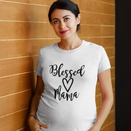 Tricou Personalizat - Blessed mama [1]