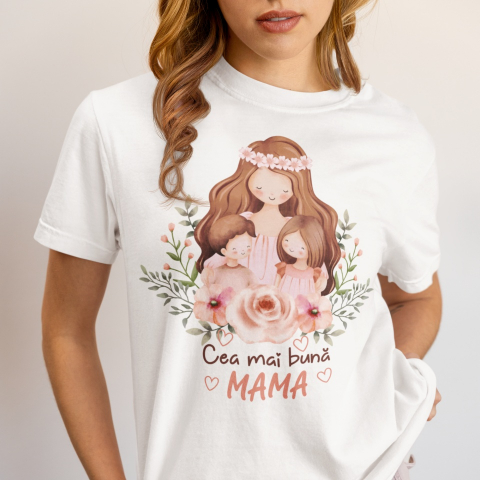 Tricouri Pentru Mama si Tata - Tricou Personalizat - Cea mai buna mama de baiat si fata