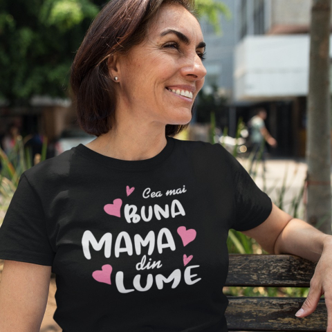 Tricouri Pentru Mama si Tata - Tricou Personalizat - Cea mai buna mama din lume