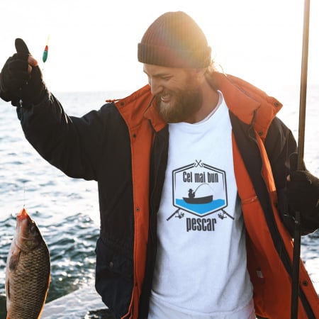 Tricouri pescari - Tricou Personalizat - Cel Mai Bun Pescar